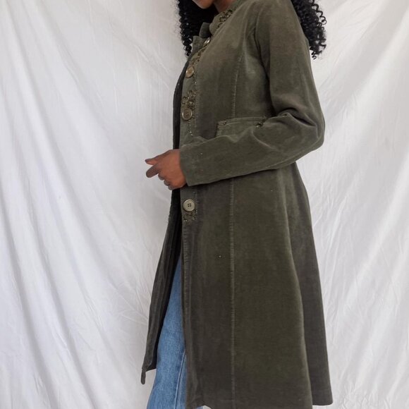 Jackets & Blazers - vintage  Women's Green Coat Size M